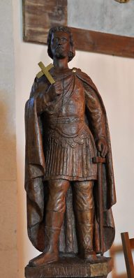 Statue moderne de saint Maurice