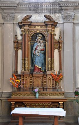 Le retable de la Vierge du sculpteur Théophile Klem