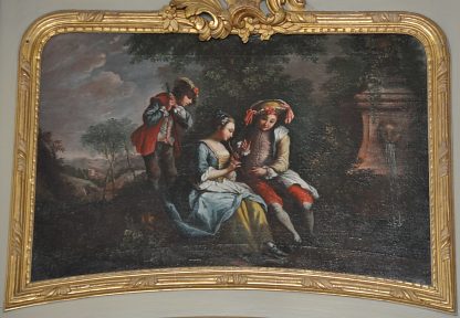 Tableau au-dessus d'une porte dans le Grand Salon (XVIIIe siècle)