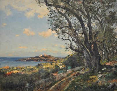 La pointe Saint-Hospice au Cap Ferrat, vers 1897