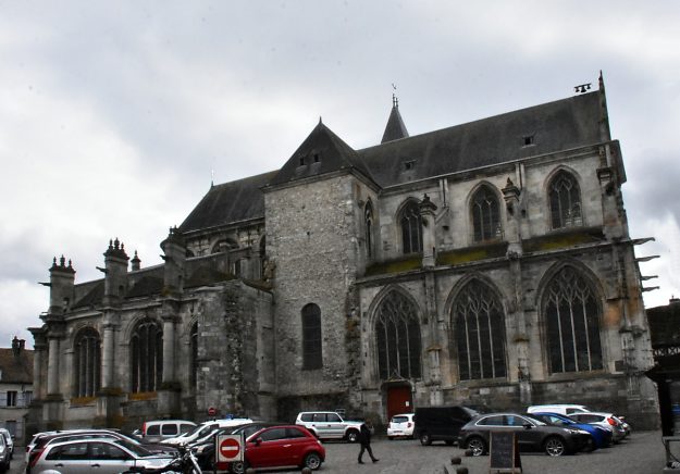 Le côté nord de l'église