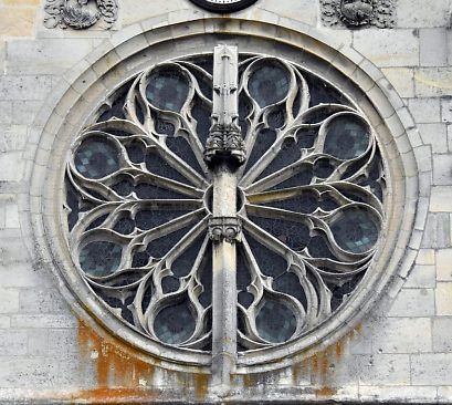 La rose de la façade