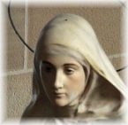 Statue de Notre-Dame de Fatima, détail