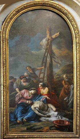 "La descente de croix" par Jean-Baptiste Marie Pierre