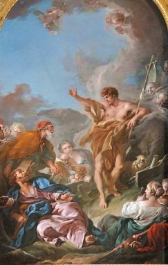 "Saint Jean-Baptiste prêchant" par François Boucher