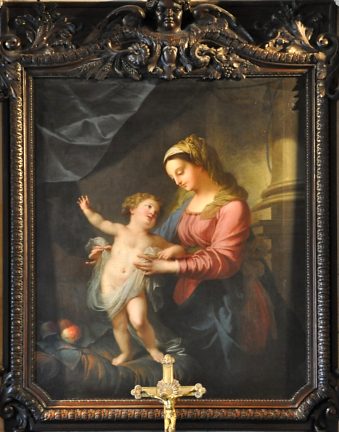 "Vierge à l'enfant" attribué à Pierre Mignard