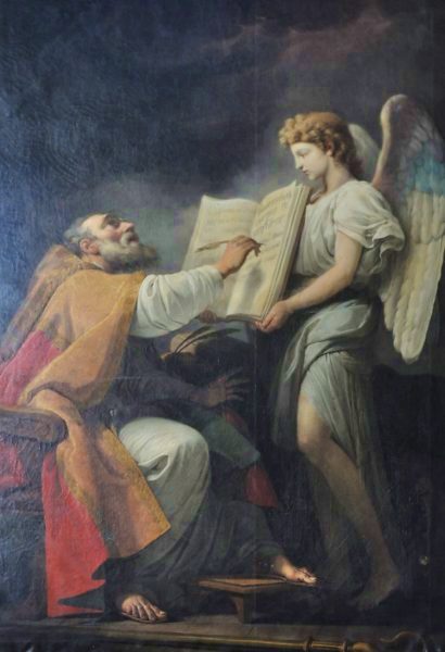 Saint Augustin écrivant ses confessions