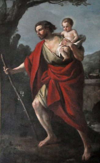 "Saint Christophe portant l'Enfant Jésus"