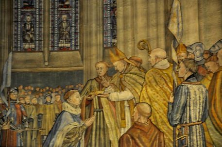 Le sacre de Charles VII dans la fresque