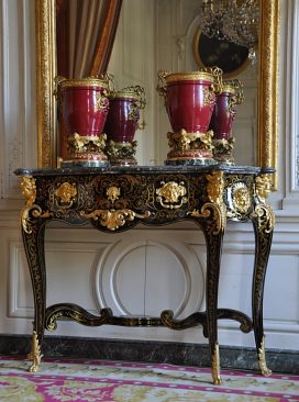 Commode en marqueterie Boulle