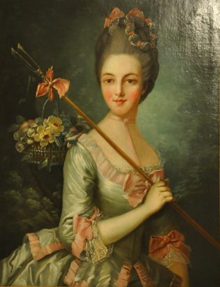 Portrait d'Adélaïde-Victoire de Pelissier des Granges