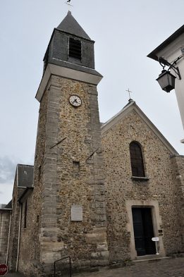 La façade ouest et le clocher