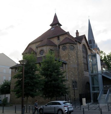 Le chevet de l'église