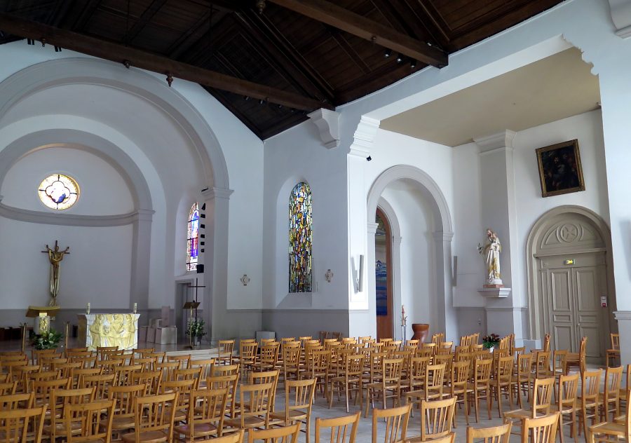 Le chœur de l'église et le côté sud