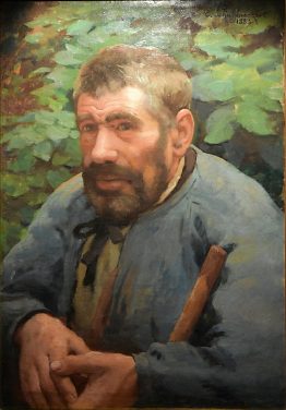 Claude-mile Schuffenecker (1851-1934) : «Le dernier paysan de Meudon», 1884, Huile sur toile