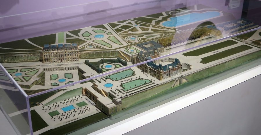 Maquette du domaine royal de Meudon en 1710