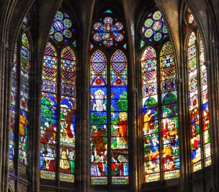 Les vitraux de l'abside