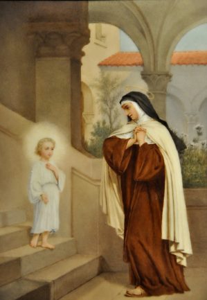 Tableau "Apparition de l'Enfant-Jésus à sainte Thérèse"