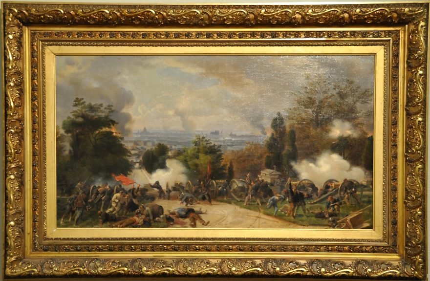 Tableau "Derniers combats au Père Lachaise"