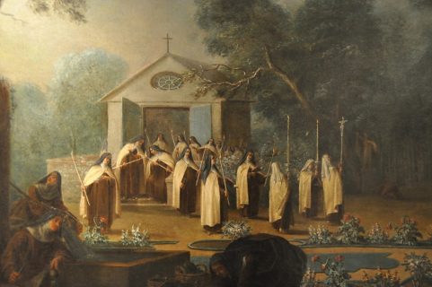 Tableau "La procession des carmélites"