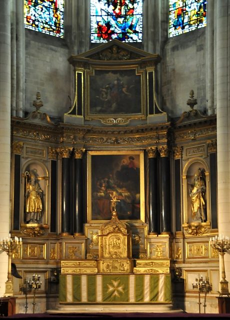 Retable baroque du choeur