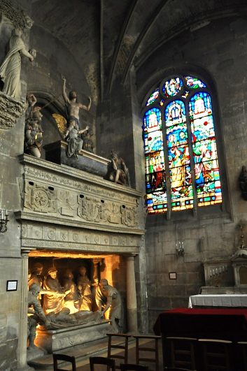 Vue de la chapelle de la Passion