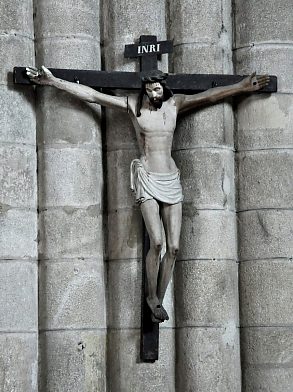 Christ en croix dans la croise, XVIIe siècle