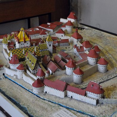 Maquette de l'ancien château fort