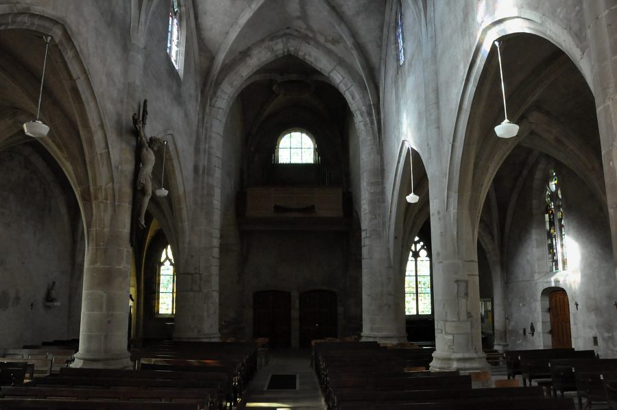 La nef vue du chœur