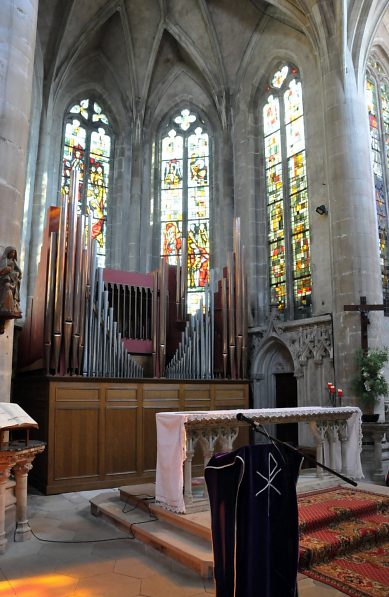 Le chœur et les pans de côté