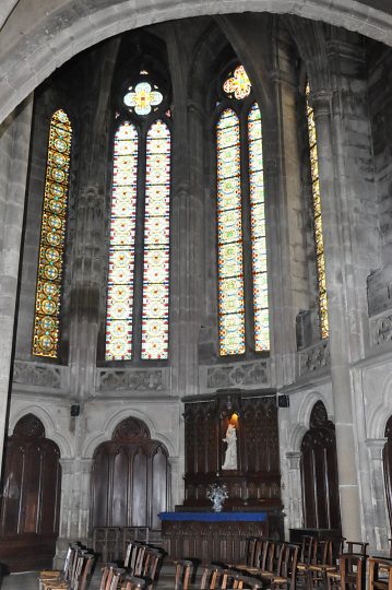 Chapelle de la Vierge dans l'absidiole sud