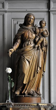Statue de la Vierge à l'Enfant, XVIIe siècle