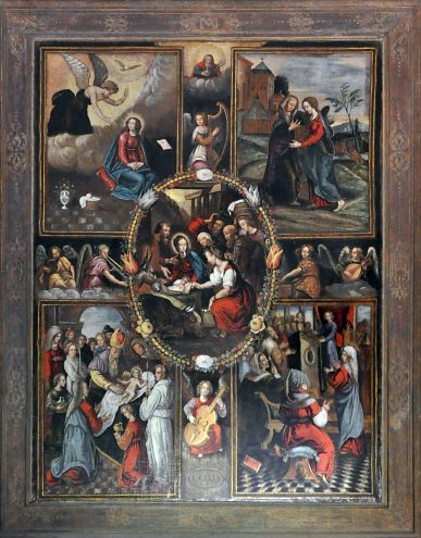 Tableau «Les Mystères joyeux» d'Étienne Gelée, 1627