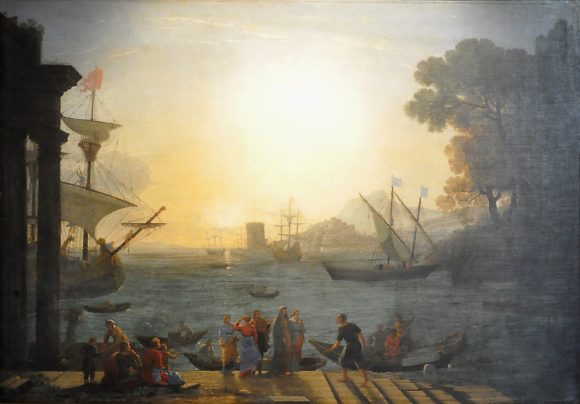 «L'Embarquement de sainte Paule à Ostie