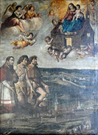 Ex-voto de Claude Beaujan, huile sur toile, 1636