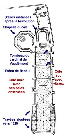 Plan de l'église