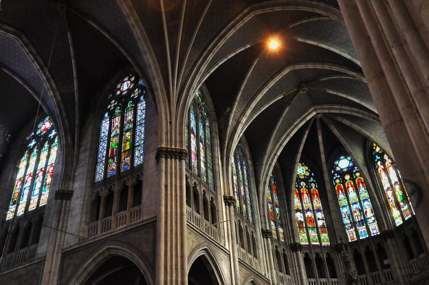 Le transept et le chœur : parties hautes