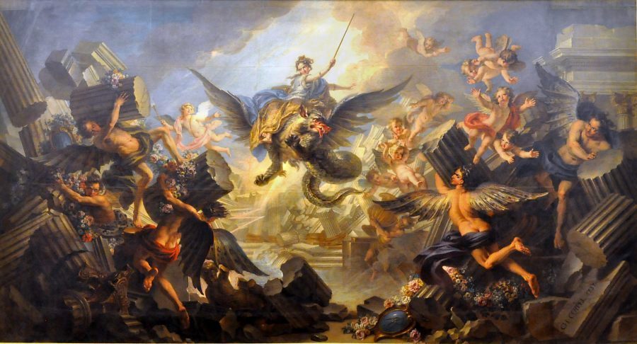 Charles-Antoine Coypel (1694-1752) : «La Destruction du palais d'Armide»