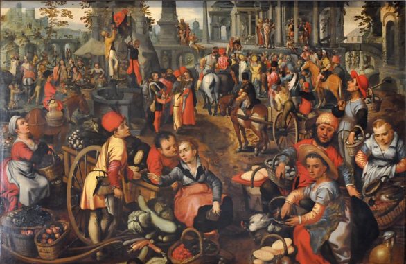 Joachim Beuckelaer (vers 1530–vers 1574) : «Marché avec l'Ecce Homo»