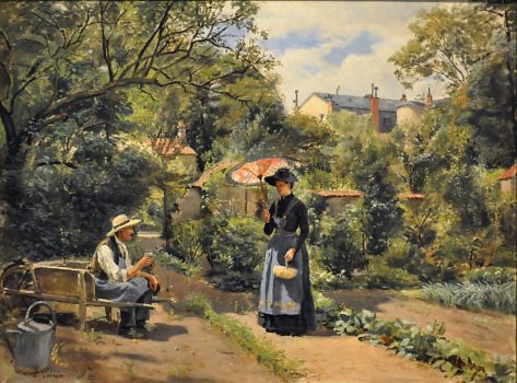 Jules-Antoine Voirin (1833-1898) : «Le Potager»