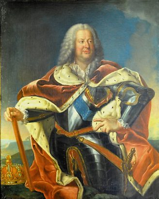 «Portrait de Stanislas Leszczynski», Atelier de Jean Girardet  (1709-1778), huile sur toile, vers 1750