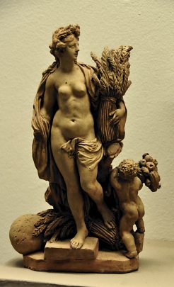 «L'Été», terre cuite attribuée à Jacob–Sigisbert Adam (1670–1747), 1ère moitié du XVIIIe siècle