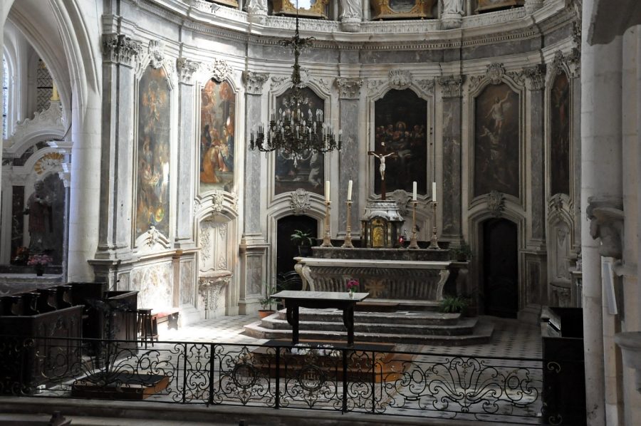 Le chœur de l'église Saint-Martin