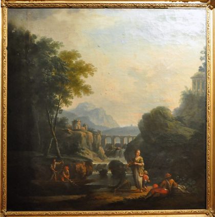 Paysage pastoral par Jean-Baptiste Claudot