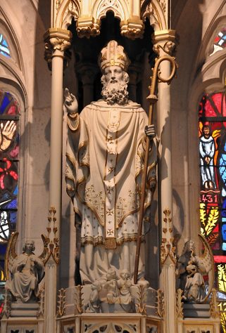 Statue de saint Nicolas dans la chapelle