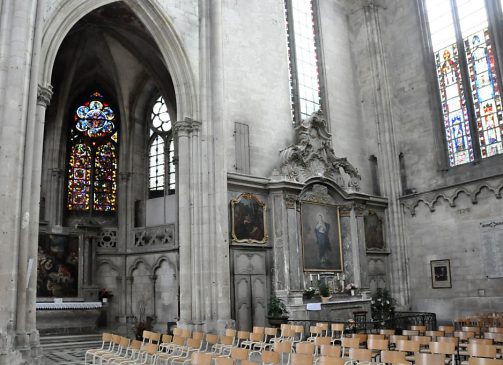 Chapelle absidiale sud et chapelle du bas-côté sud