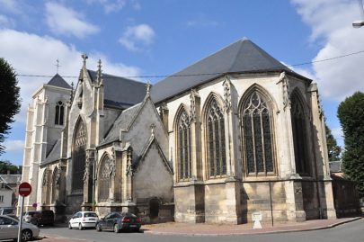 Le chevet de l'église Saint–Sépulcre et le côté sud