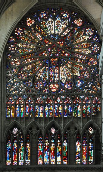 La Rose des Vents du transept nord