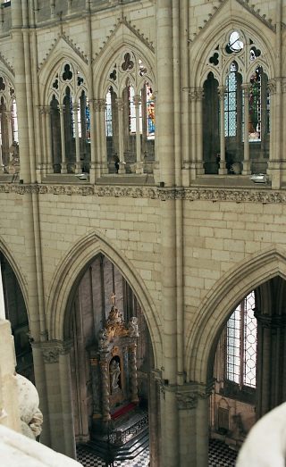 La chapelle Saint-Joseph vue depuis le triforium