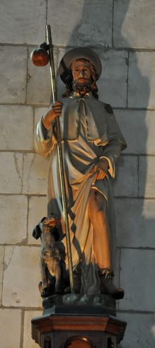 Statue de saint Roch